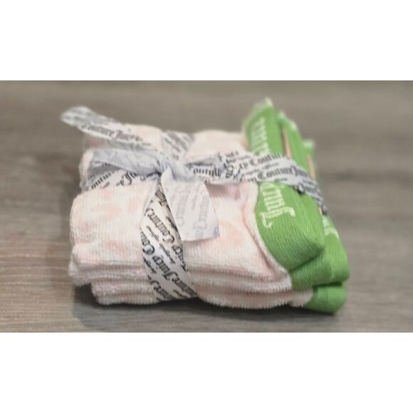 Juicy Couture Home Logo Leopord Print Set of 4 Wash Towels - Picture 4 of 4